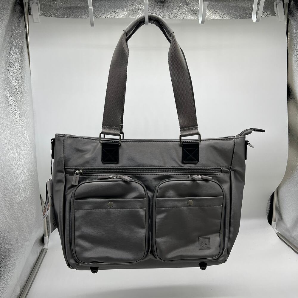 IHKWIP Cargo Catchall Tote Womens Bags Met Stone Grey